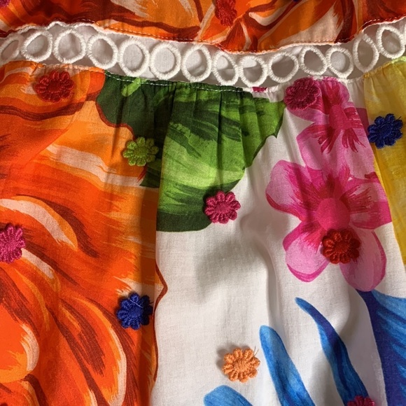 FARM Rio Rainbow Floral Chita‎ Midi Dress - Picture 6 of 8